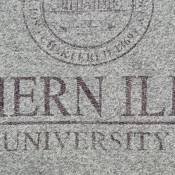 Vintage Southern Illinois Sweatshirt XL 25x25 Baggy Boxy - Picture 4 of 15